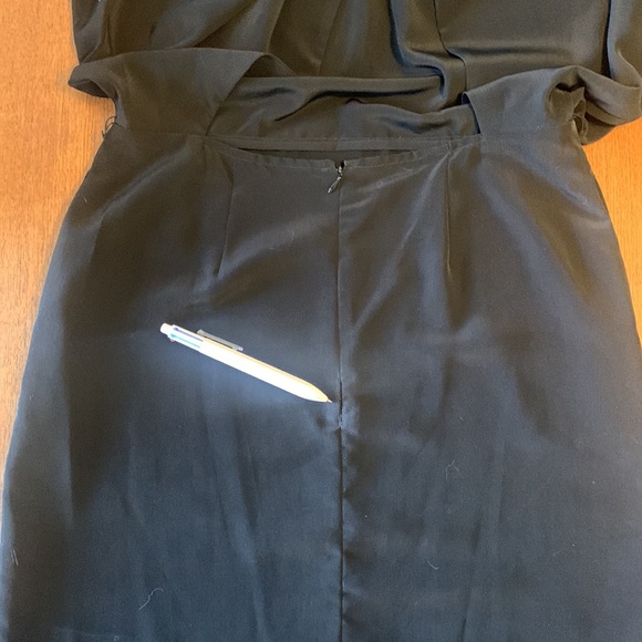 BCBGeneration Size 10 Black Backless Minidress - Picture 7 of 8